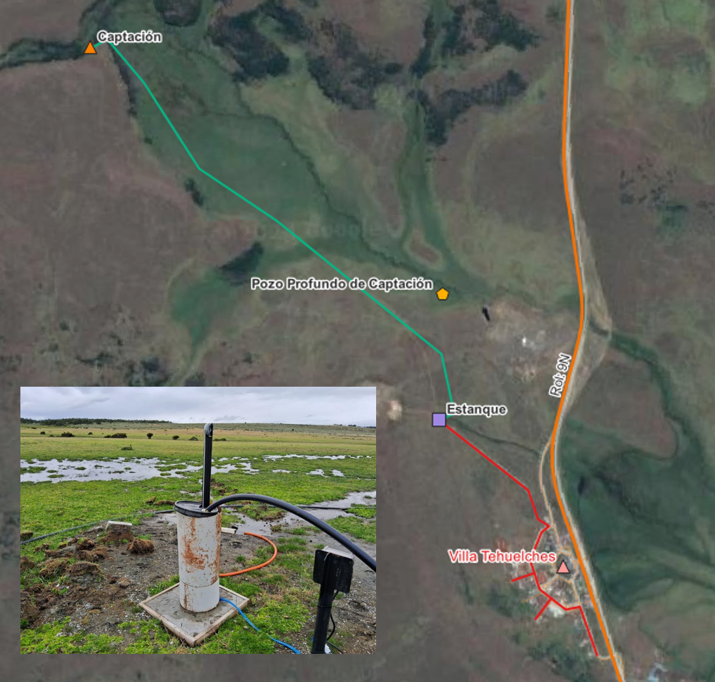 Estudio hidrogeológico mejoramiento fuente de abastecimiento SSR Villa Tehuelches